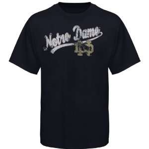  NCAA Notre Dame Fighting Irish Retro Tailgater T Shirt 
