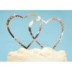  Crystal Double Heart Cake Jewelry