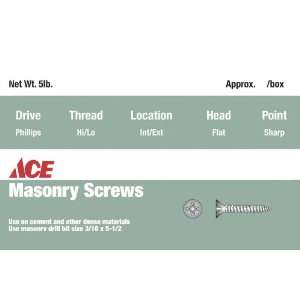  2 each Ace Masonry Screws (585 14X114)