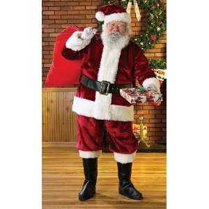  Santa Claus Crimson Regency Deluxe Plush Santa Suit: Toys 