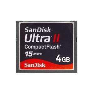 SanDisk 4GB Ultra Compact Flash Memory Card with 15MB/SEC Speed   Bulk 