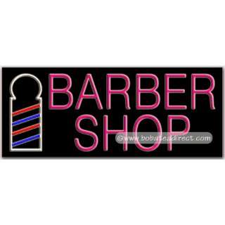  Barber Shop, Logo Neon Sign (13H x 32L x 3D 