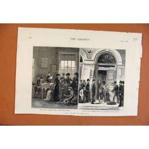   Crisis In Ireland Dublin Office C1881 From London News