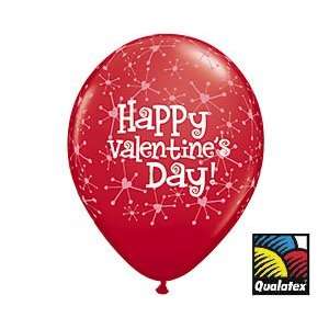  (12) Happy Valentines Day 11 Latex Balloon Health 