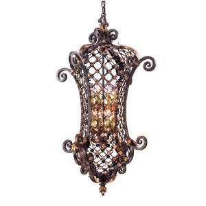   Bronze Del Mar Tuscan Foyer Chandelier / Pendant from the Del Mar Coll