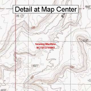   Map   Sewing MacHine, Utah (Folded/Waterproof)