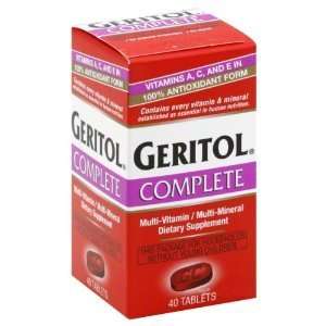 Special pack of 6 Geritol Complete   Multi Vitamin Plus Multi Mineral 