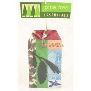  Pine Tree Branch Pine Cone Gift Tag Ornament Case Pack 24 
