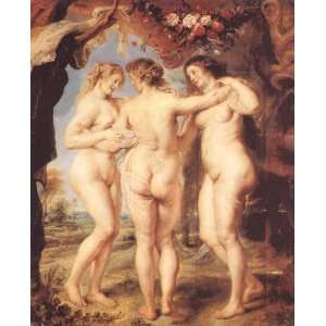  Acrylic Keyring Rubens The Three Graces