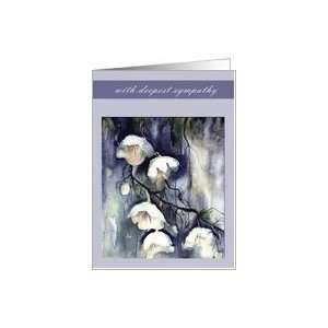  with deepest sympathy hanging flowers Card Health 