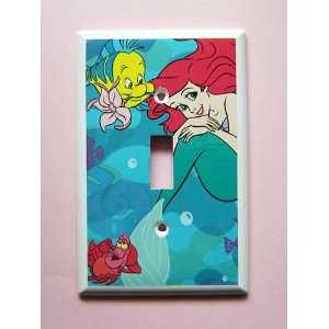 Princess Ariel The Little Mermaid Single Switch Plate Switchplate 