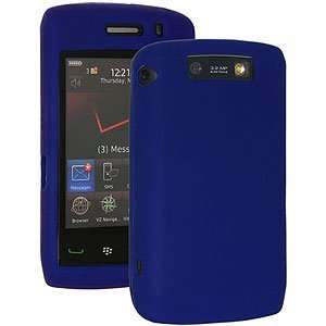  New Amzer Silicone Skin Jelly Case Blue For Blackberry 
