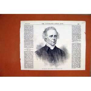    1870 Portrait Right Rev. Joshua Hughes Bishop Asaph