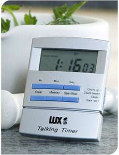LUX Electronic Minute Minder Talking Timer. NEW 021079200207  