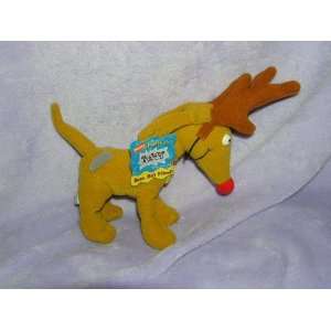  Rugrats Plush 7 Spike the Dog with Reindeer Antlers Christmas 
