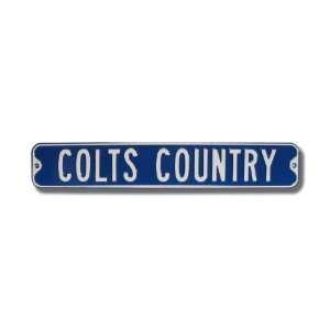  COUNTRY Authentic METAL STREET SIGN (6 X 36)