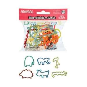  Animal Shaped Rubber Bands 12 per pack 100% Silicone 