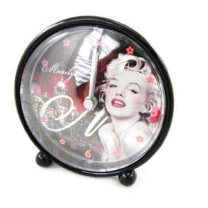  Alarm clock Marilyn Monroe black red.