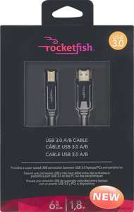 Rocketfish 6 USB A/B Cable for USB 3.0 port RF PCC123  