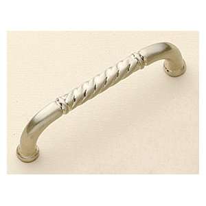  Pull   Solid Brass wire pull with rope handle in Pewter 