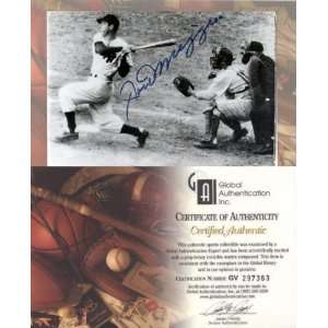    Signed Joe DiMaggio Picture   3x5 Global