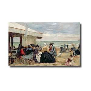  A Beach Scene Giclee Print: Home & Kitchen