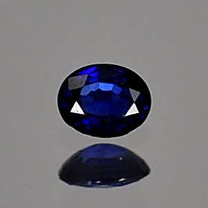 Ct / $9.00 Diffusion Oval Shape Natural Gemstone Blue Sapphire 