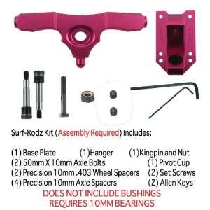   Rkp 176mm X10mm 45?? Pink Single Truck Kit Skate Trucks Sports