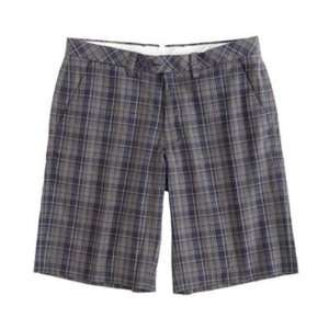   Flat Front Cotton Plaid Golf Shorts:  Sports & Outdoors