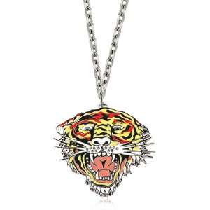  Ed Hardy roaring tiger painted necklace Jewelry