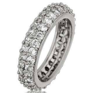 Lady Fashion Jewelry White Clear Topaz Gold GP Jewlery Style Ring Size 