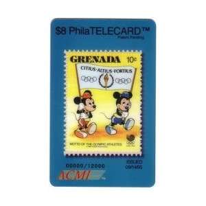  Disney Collectible Phone Card $8. Grenada DISNEY Postage 