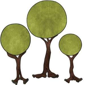  Monster TREES Wall Stickers Decals for Kids Room Wall 