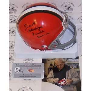 Dante Lavelli Autographed/Hand Signed Cleveland Browns Mini Helmet 