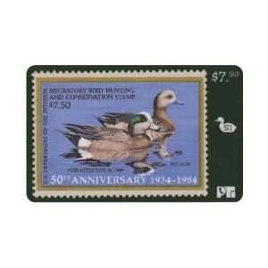 Collectible Phone Card Duck Hunting Permit Stamp Card #51 Void After 