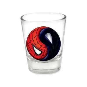 spiderman shot glass