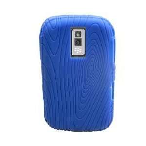   Grip Cover for BlackBerry Bold 9000   Blue Cell Phones & Accessories