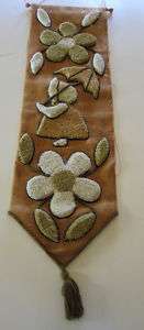 VINTAGE TUFTED HOLLY HOBBIE WALL HANGING  