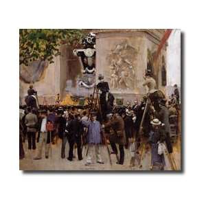  The Funeral Of Victor Hugo 180285 At The Arc De Triomphe 