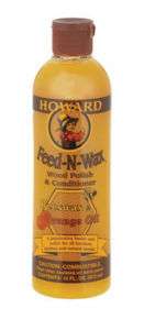 HOWARD PRODUCTS FEED  N  WAX 16OZ BEESWAX & ORANGE OIL  