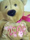 2000 Millenium Teddy Bear Plush Stuffed