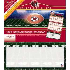  Kansas City Chiefs 2009 12 Month Message Board Calendar 