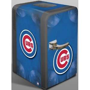  Chicago Cubs Portable Party Fridge: Sports & Outdoors