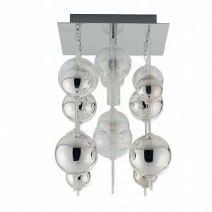  Morfeo Collection 1 Light 13 Chrome Ceiling Light 89157A 