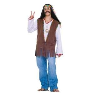  Male Hippie Vest   One Size Toys & Games