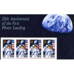  25th Anniversary Moon Landing 12 x 29 Cent Postage Sta 