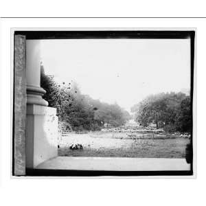    Historic Print (L): View from White House porch: Home & Kitchen