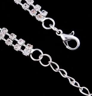 lots mix Rhinestone Necklace Earring 6Set wedding21417  