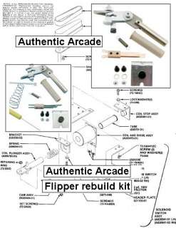 authentic arcade flipper rebuild kits our kits are designed to be a 