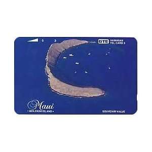 Collectible Phone Card 3u Maui   Molokini Island (Telephone Bold)